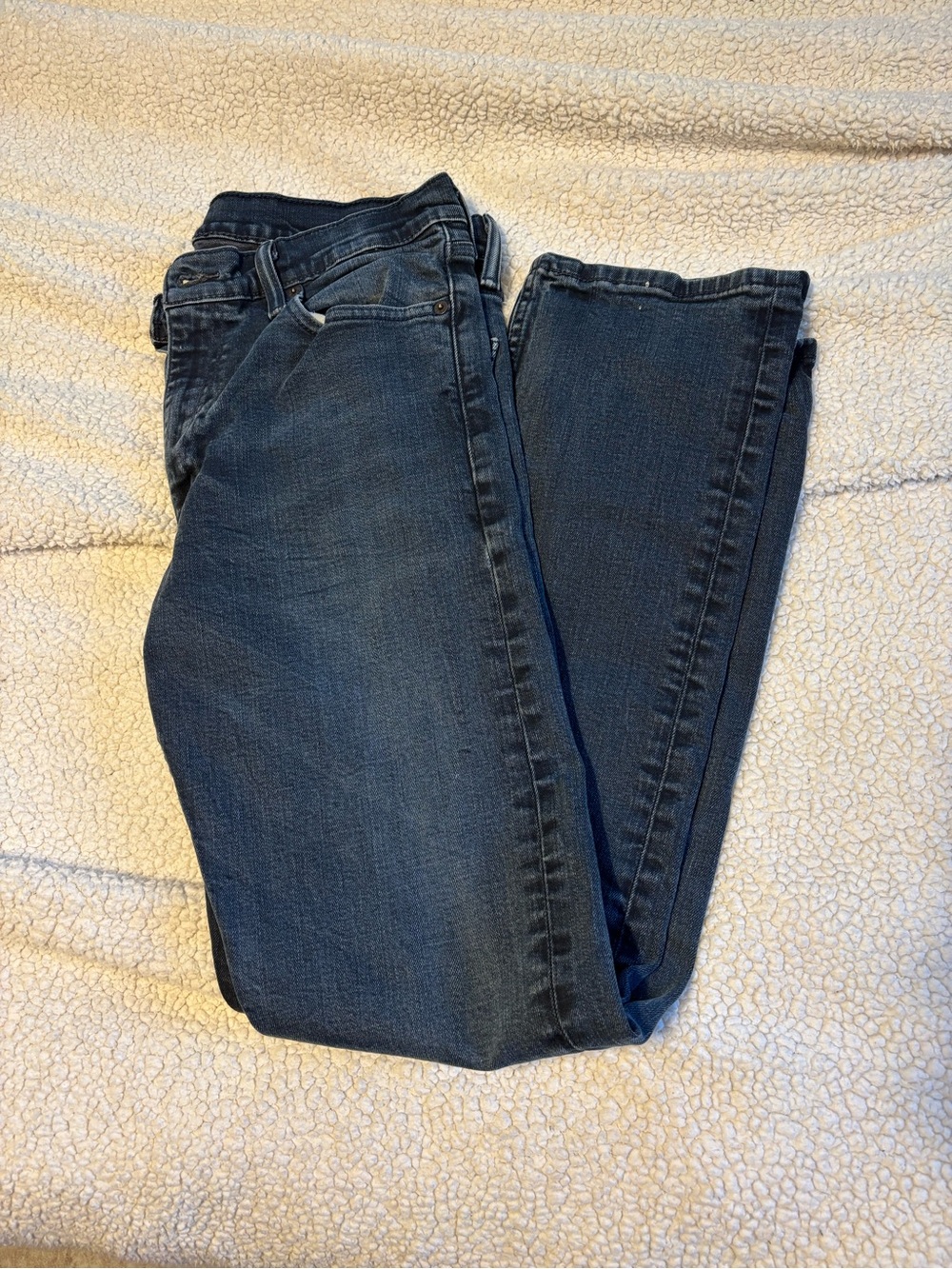 Levi's Straight Leg Dark Blue Jeans